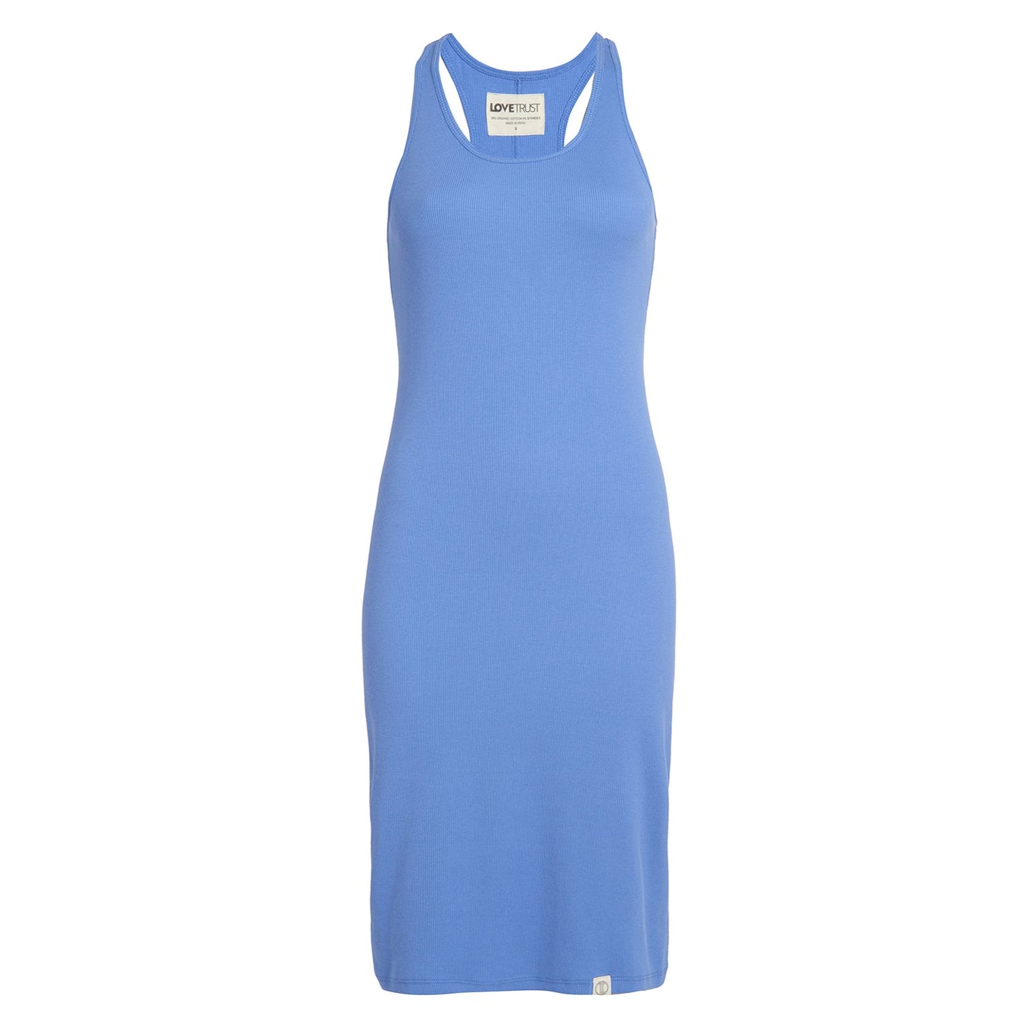 Pima Rib Knit L&L Racerback Dress 🩵