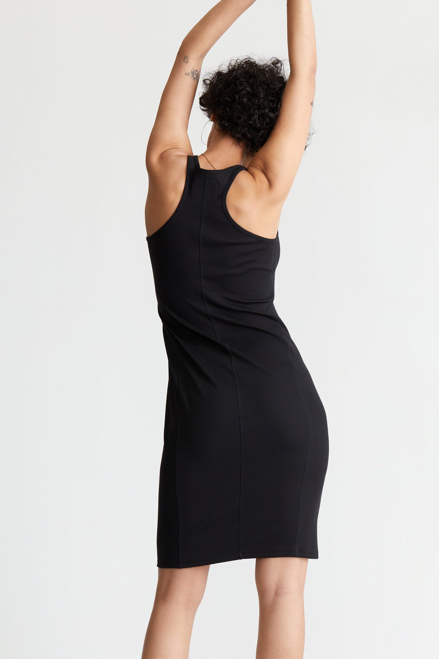 Pima Rib Knit L&L Racerback Dress 🩵