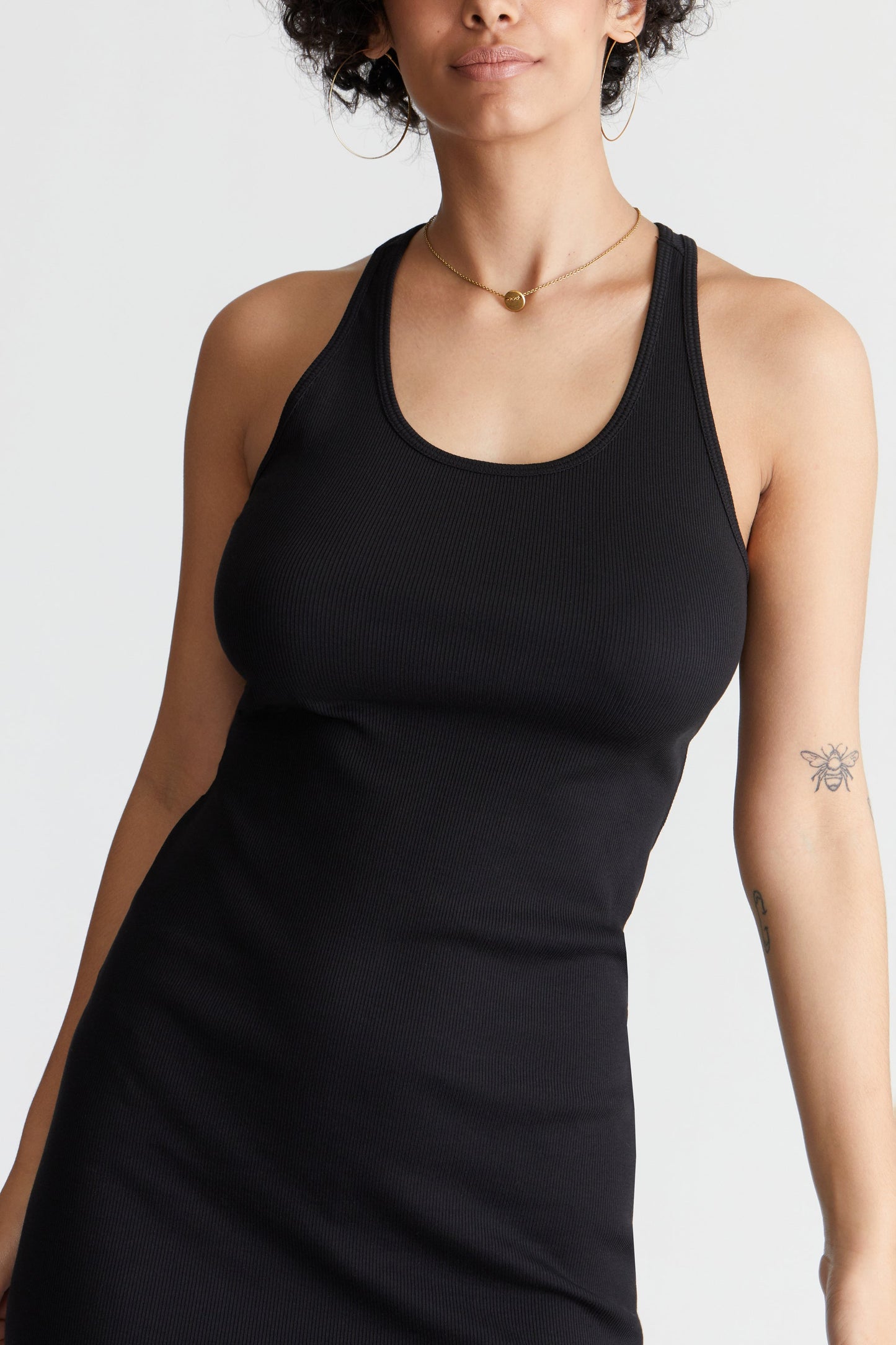 Pima Rib Knit L&L Racerback Dress 🩵